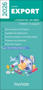 Le petit Export. L'essentiel en bref, Edition 2026 - Martini Hubert ; Legrand Ghislaine