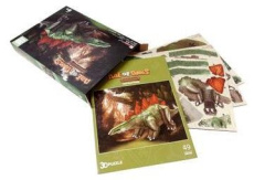 Le stégosaure et les dinosaures herbivores. Coffret Livre modèle 3D - Garcia Mora Roman ; Brillante Giuseppe ; Cessa Ann