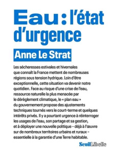 Eau : l'état d'urgence - Le Strat Anne