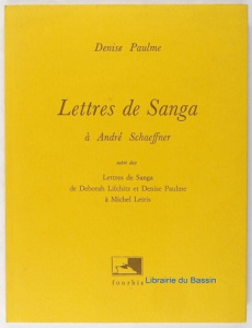 Lettres de sanga - LIFCHITZ/PAULME