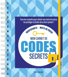 Mon carnet de codes secrets - Lobry Bertrand
