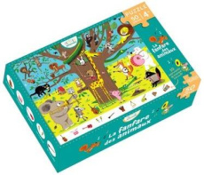 Puzzle La fanfare des animaux. 50 pièces avec un poster à la taille du puzzle pour modèle - Manès Thierry