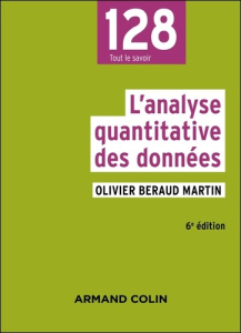 L'analyse quantitative des données. 6e édition - Martin Olivier