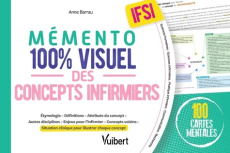 Mémento 100% visuel des concepts infirmiers. Les 100 concepts essentiels en cartes mentales - Barrau Anne