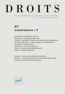 Droits N° 67/2018 : Impérialisme. Volume 2 - Mériot Frédéric