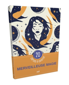 Merveilleuse magie. 20 cartes à colorier - COLLECTIF