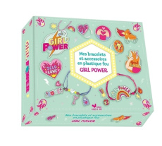 Mes bracelets et accessoires en plastique fou Girl power. Coffret avec accessoires - COKIYETTE