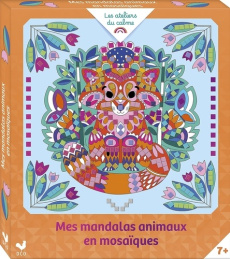 Mes mandalas animaux en mosaïques. Avec 5 tableaux à décorer et 10 planches de mosaïques - Sileo Cinzia