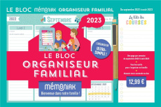 Le Bloc hebdomadaire organiseur familial Mémoniak. Edition 2022-2023 - NESK
