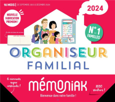 Organiseur familial. 16 mois, de septembre 2023 à décembre 2024, Edition 2024 - NESK