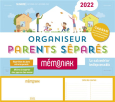 Organiseur parents séparés. De septembre 2021 à décembre 2022, Edition 2022 - NESK