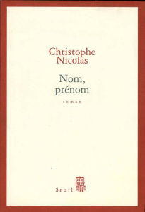 Nom, prénom - Nicolas Christophe