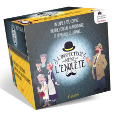 L'inspecteur mène l'enquête. 10 enquêtes guidées, des cartes personnages et indices, 1 livre - Pelletier Virginie