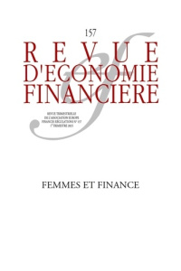 Revue d'économie financière N° 157, 1er trimestre 2025 : Femmes et finance - Jeffers Esther