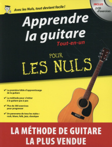 Apprendre la guitare Tout en un pour les nuls. Avec 2 CD audio - Phillips Mark ; Chappell Jon ; Polin Antoine ; Ich