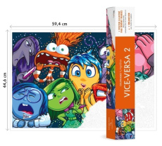 Vice-Versa. 1 poster illustré 44,6 x 59,4cm et 1 nuancier - MARIEZ JEREMY