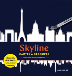 Skyline. Avec 10 cartes à découper détachables 1 cutter 1 planche de découpe - Prélat Séverine