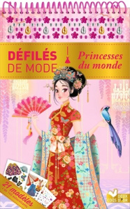Princesses du monde. 21 modèles,   de 190 autocollants - Boisson Marie-Rose