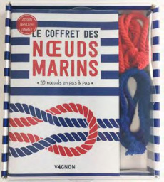Le coffret des noeuds marins. 50 noeuds en pas à pas. Avec 2 bouts de 90 cm offerts ! 2e édition - Quillien Julie ; Diament Michel