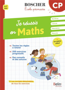 Je réussis en maths CP. Edition 2021 - Rafini Edwige ; Schwab Véronique ; Garnier Françoi