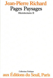 Microlectures Tome 2 : Pages paysages - RICHARD JEAN-PIERRE