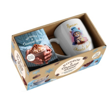 Ronron & chocolat chaud. Coffret avec un joli mug en céramique et un petit livret - Augé Séverine ; Lebrun Delphine ; Loiseau Anne ; R