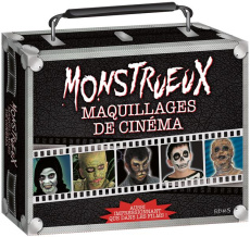 Monstrueux maquillages de cinéma. Contient : 1 livre, 6 pots de maquillages, 2 applicateurs, 1 tatou - ROZE CAMILLE