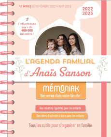 L'agenda familial d'Anaïs Sanson. Edition 2022-2023 - Sanson Anaïs