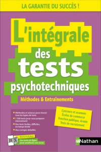 L'intégrale des tests psychotechniques. Concours, examens, entretiens d'embauche, Edition 2026 - Simonin Elisabeth
