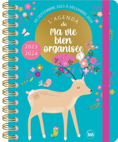 L'agenda de ma vie bien organisée. De septembre 2023 à décembre 2024, Edition 2024 - Six Yolande