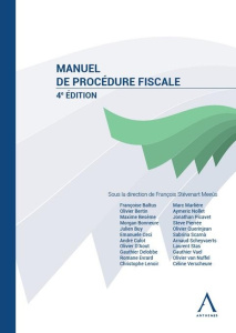Manuel de procédure fiscale. 2 volumes. 4e édition - STEVENART MEEUS FRAN