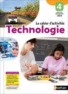 Technologie - Cahier d'activités 4ème - Éd. 2025 - Malesys Nicolas ; Panetier Julien ; Riou Hervé