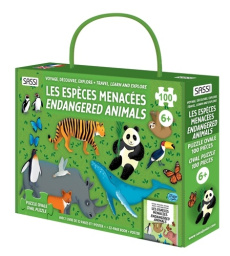 Les espèces menacées. Avec 1 puzzle ovale de 100 pièces, Edition bilingue français-anglais - Trevisan Irena ; Alfonsi Gioia ; Gaule Matteo ; Za