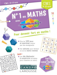 N° 1 en maths avec Mathador CM1 - Trouillot Eric ; Bouznif Nourhane ; Chanard Méliné