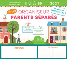 Organiseur spécial parents séparés. Avec 1 stylo-feutre, 2 trombones, 1 pochette, 8 aimants, Edition - Vanderdoodt Joséphine