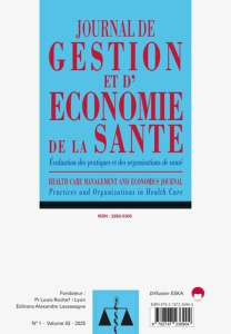 Évaluation des pratiques et des organisations de santé. Journal de gestion et d'économie de la santé - Wittwer Jérôme ; Minvielle Etienne ; Domin Jean-Pa
