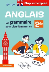 Anglais . La grammaire pour bien démarrer en seconde - Wolfer José