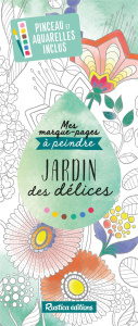 Jardin des délices. Avec pinceau et aquarelles inclus - Zottino Marica
