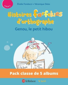 PACK DE 5 EX HISTOIRES FARFELUES D'ORTHOGRAPHE - GENOU LE PETIT HIBOU - FONDACCI/DEISS