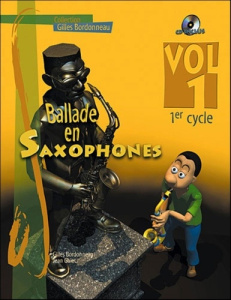 Ballade en saxophones 1er cycle vol 1 - BORDONNEAU