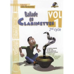 Ballades clarinette 2eme cycle v1-cd - BORDONNEAU