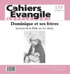 Supplément aux Cahiers Evangile N° 177 : Dominique et ses frères - COL CAHIERS EVANGILE