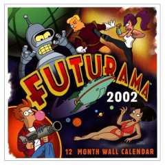 FUTURAMA 2002 WALL CALENDAR - GROENING MATT