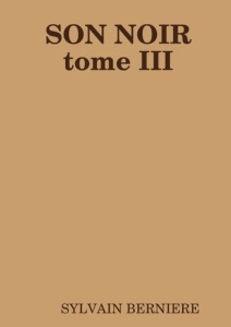 Son noir. Tome 3 - Berniere Sylvain