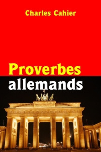 Proverbes allemands - Cahier Charles