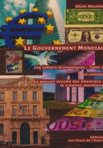 Les cahiers économiques. Tome 1, Le gouvernement mondial : Le constat ; Le pouvoir occulte des finan - Mesnier Shani