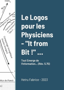 Le Logos pour les physiciens : " It from Bit !" .... Tout émerge de l'in-formation... - Hetru Fabrice