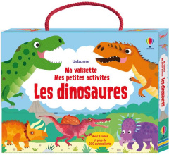 Les dinosaures. Ma valisette. Mes petites activités. Avec 3 livres et plus de 200 autocollants - Robson Kirsteen ; Nicholls Paul ; Baggott Stella ;