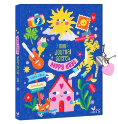 Mon journal secret Happy days. Avec des autocollants - LIMISTIC