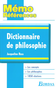 Dictionnaire de philosophie - Russ Jacqueline